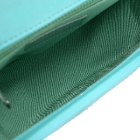 Chanel Emerald Green Calfskin Ring My Bag 2way Handbag - Picture 8 of 10